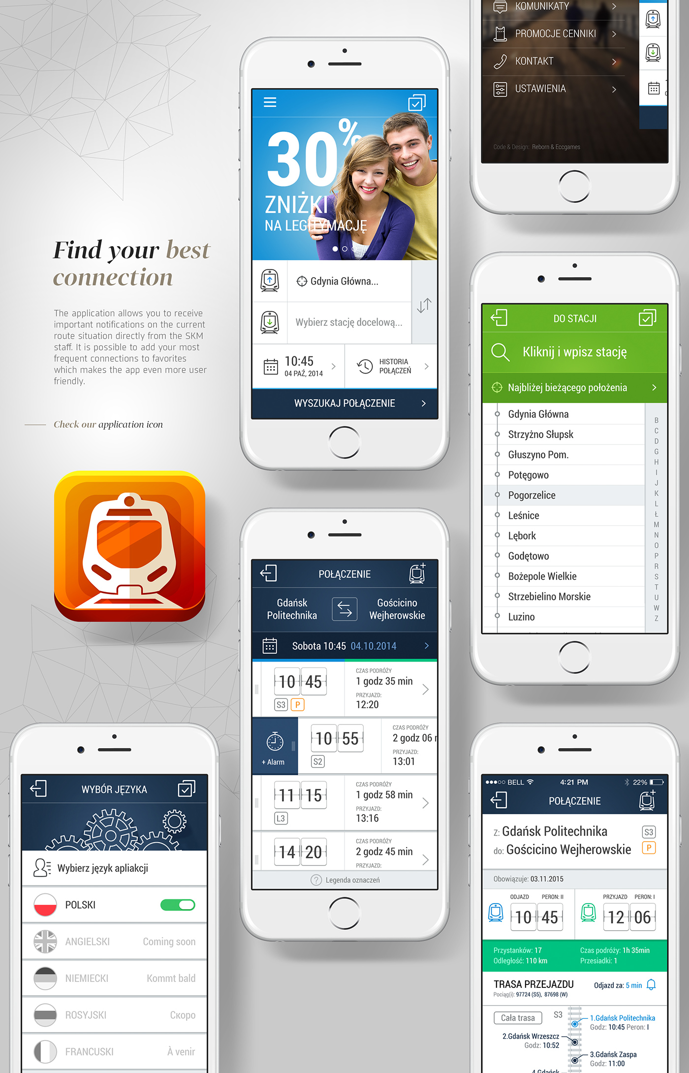 design app UI timetable Website