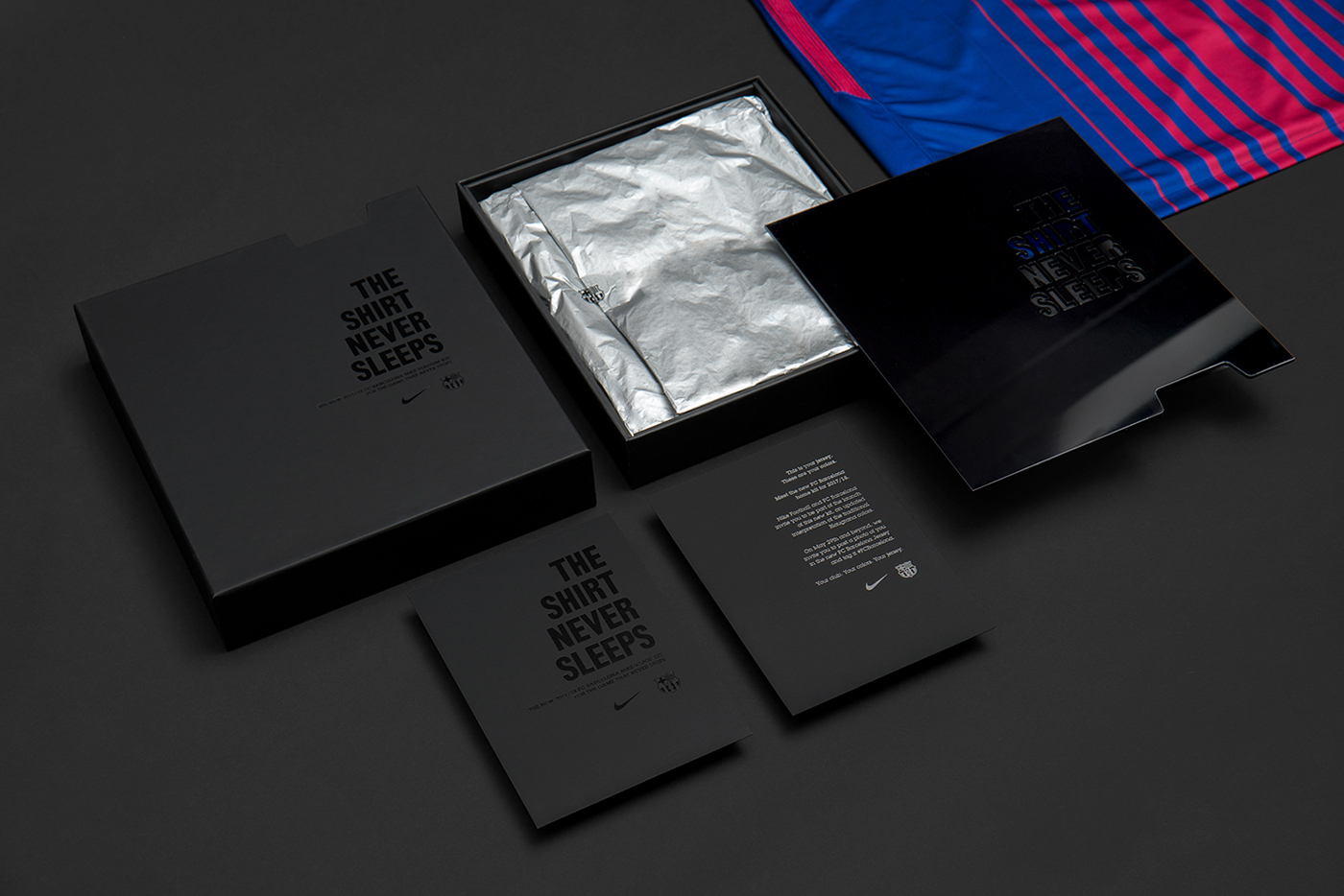 Packaging Barca Vip premiumbox FC Barcelona graphic desing box