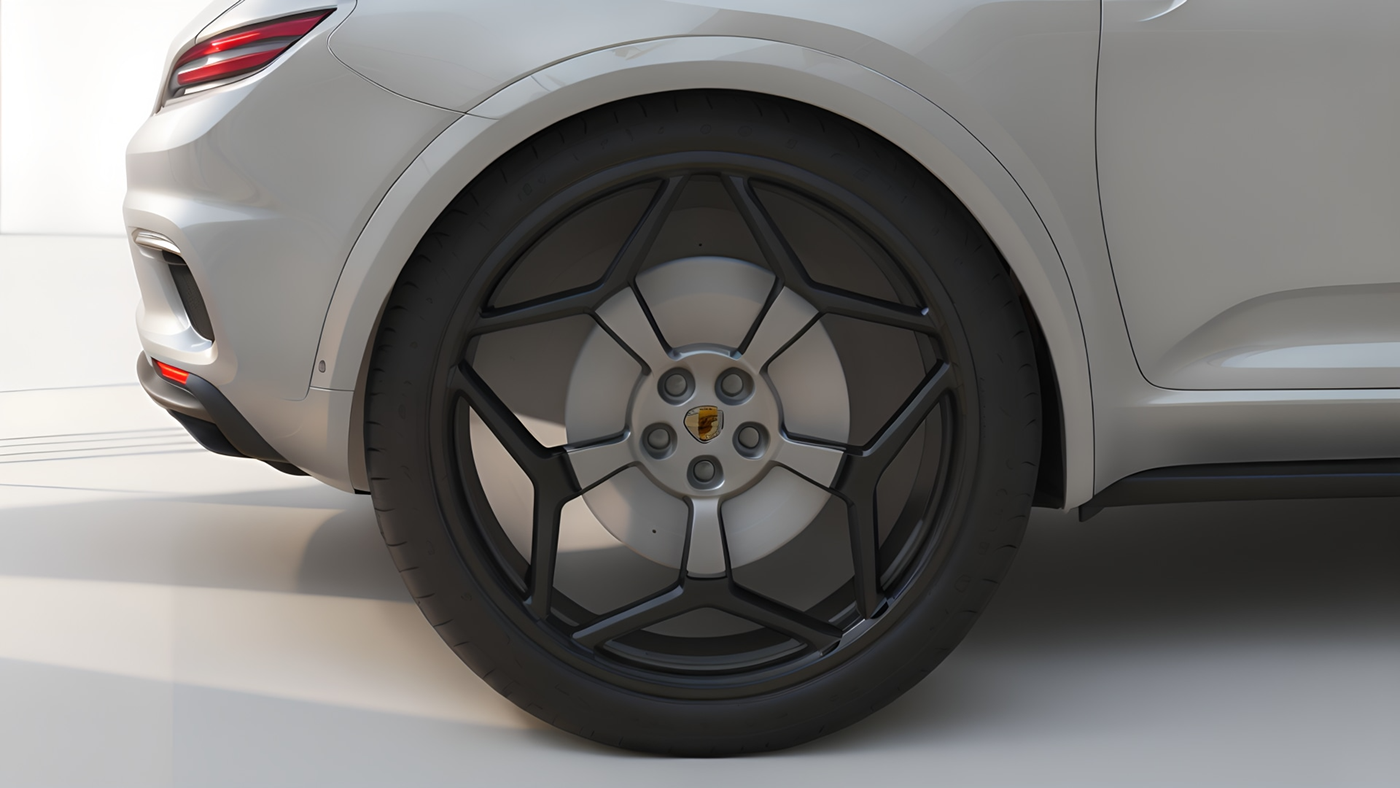 wheel design adobe illustrator lamborghini industrial design  3D Render modern visualization Rim design