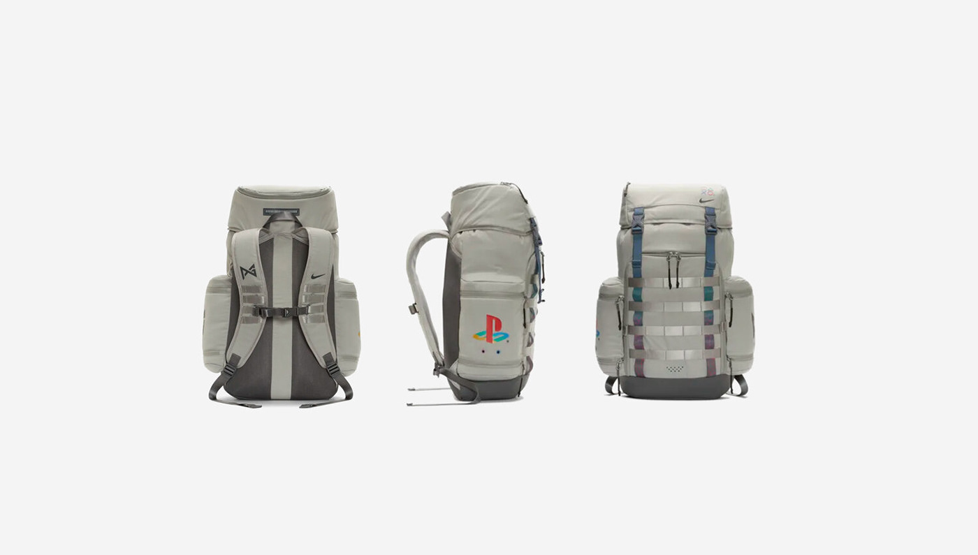backpack bag design basketball fashion design industrial design  Nike Paul George playstation softgoods Sports Design