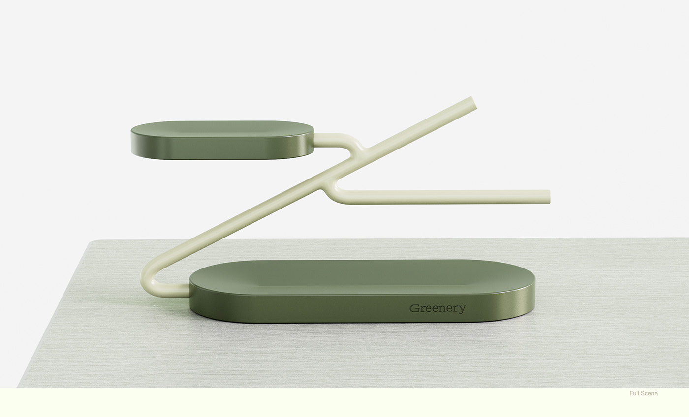 product design  industrial design  Nature greenery product concept desk design deskterior 3D