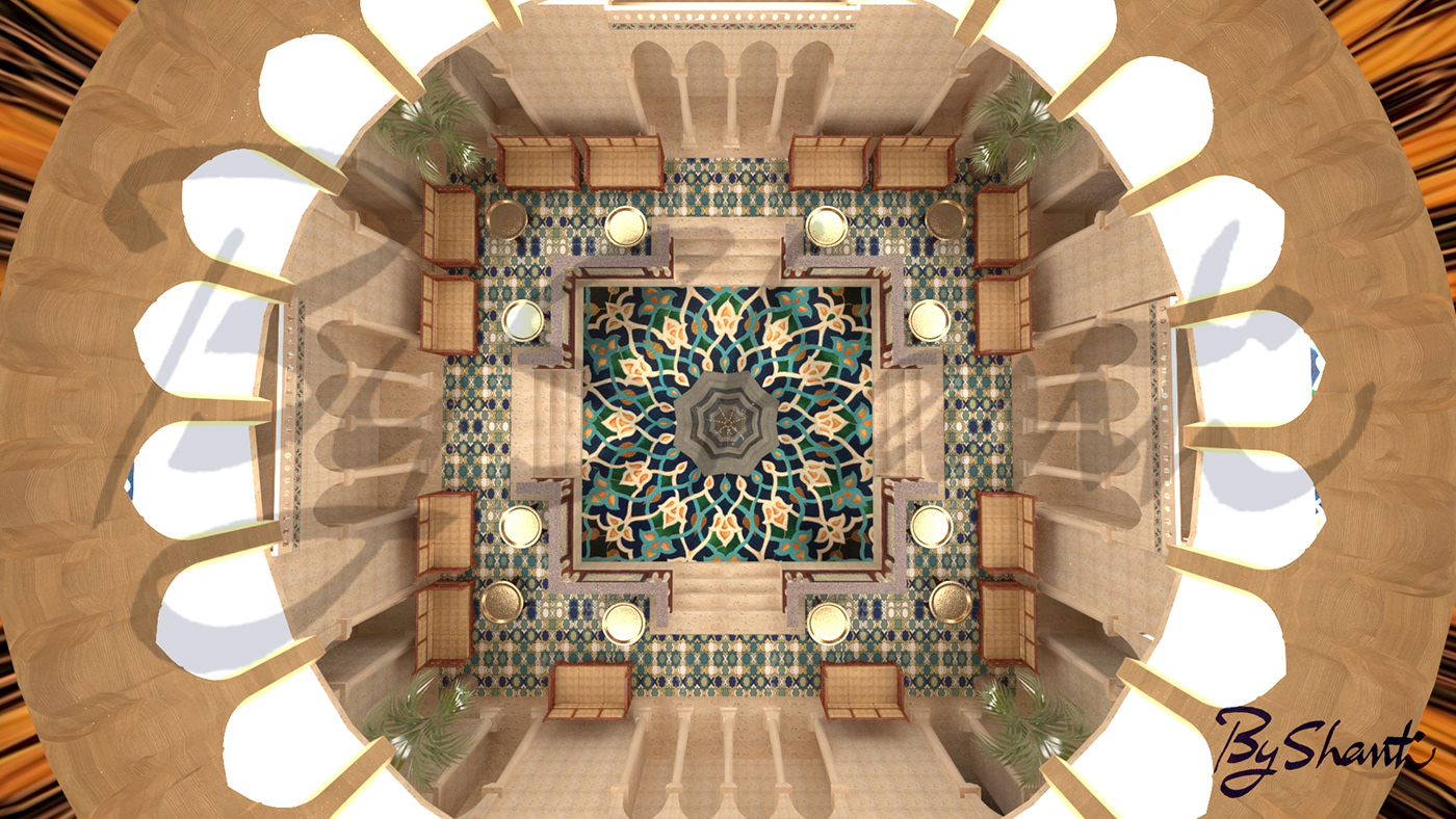 arabian islamic design Hammam спа dome Moroccan islamic ornament Islamic Architecture Arabesque mosiac