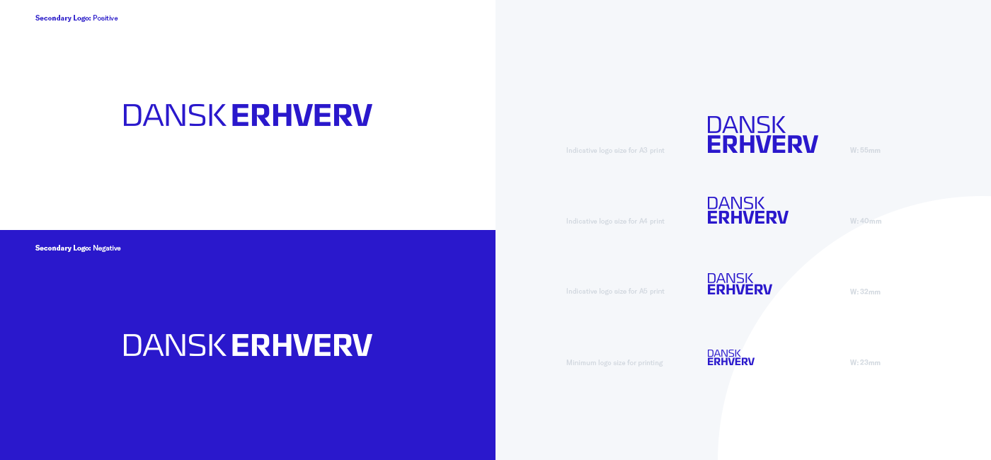 branding  redesign visual identity blue denmark Corporate Design brandmanual UI ux pattern