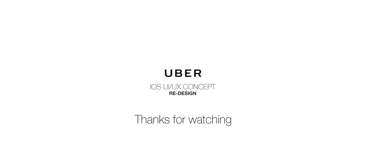 Uber UI ux concept animation  interactive moeslah