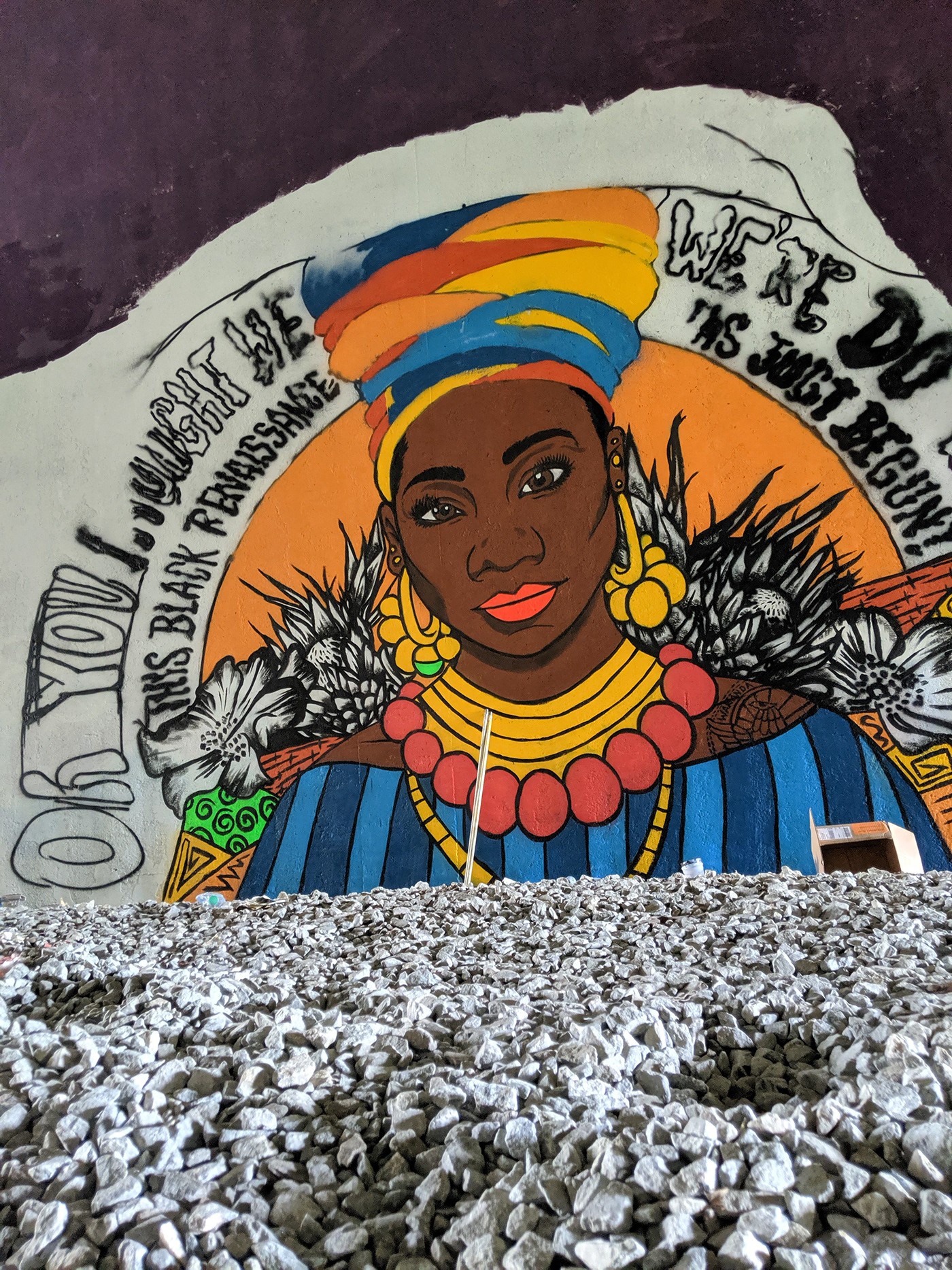 ndubisi okoye Mural olegirlinatlanta art black