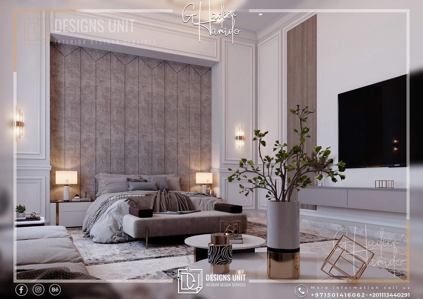 architecture bedroom Interior interior design  luxu modern profissional rend visualization wood working 
