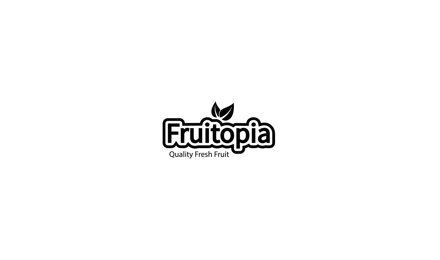 fruit logo logo graphic design  branding  Fruit egypt Logo Design color Food  simple