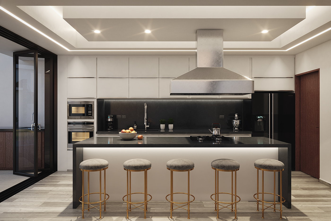 3dmax design interiordesign INTERIORSHOTS kitchen photoshop vray VRAY5