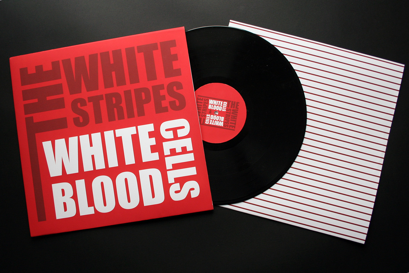 The White Stripes vinyl record on Behance
