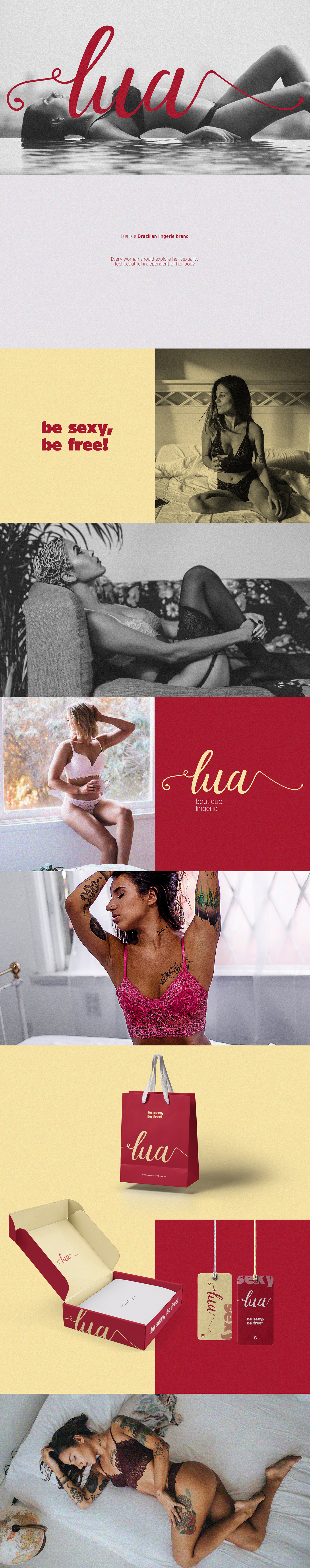 sexy brand branding  identity Inpiration female woman lingerie logo Packaging
