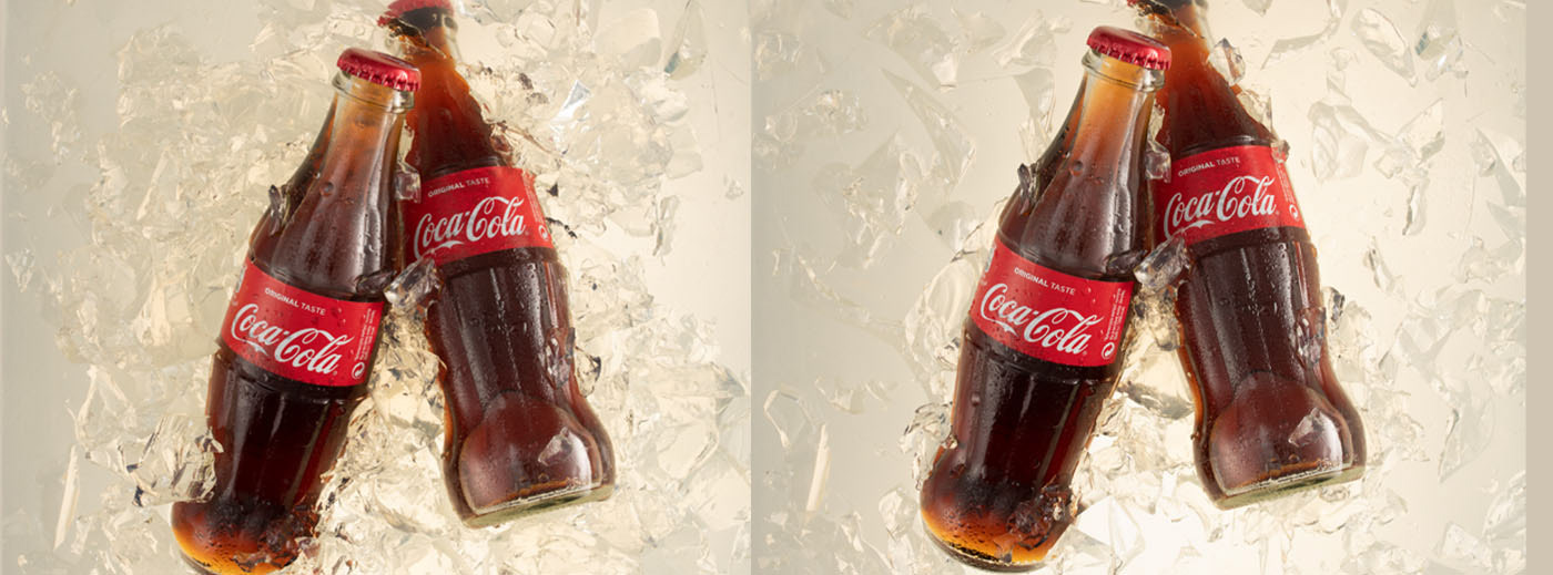 Comercial Photography photoshoot Photography  retouch Coca Cola Advertising  Product Photography still life still life photography