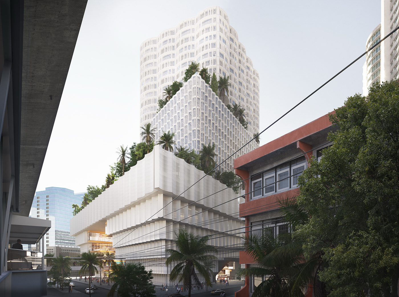 architecture Bangkok building Outdoor verodigital visualization