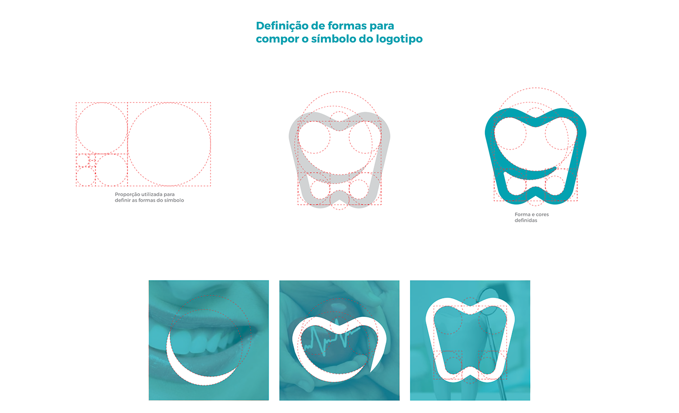 branding  Clínica Odontológica identidade visual Logotipo Odontologia