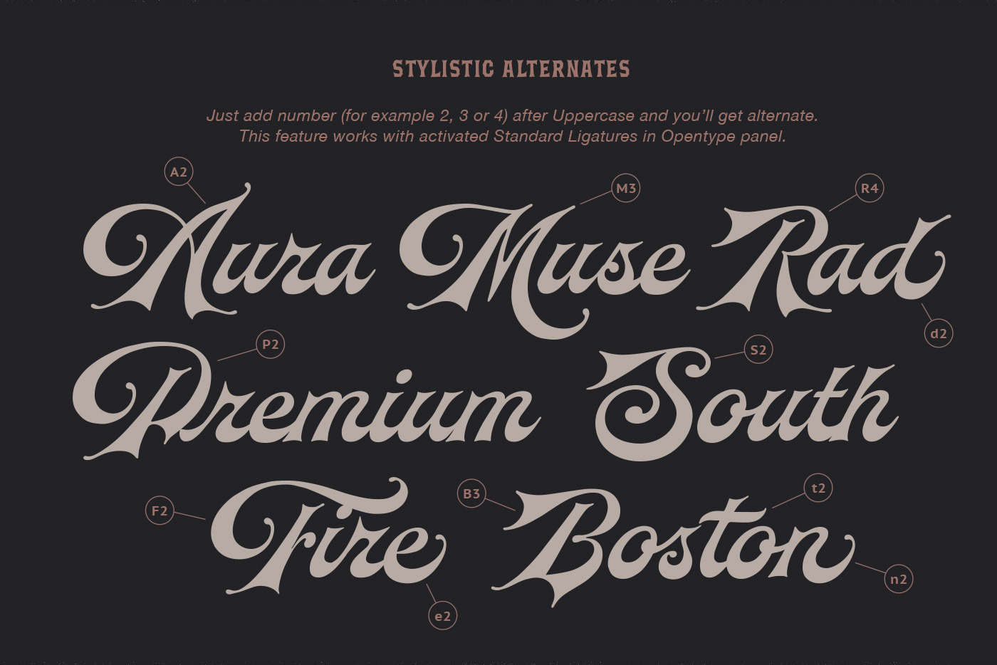american handcrafted Label multilingual old-fashioned Retro rough Script serif vintage