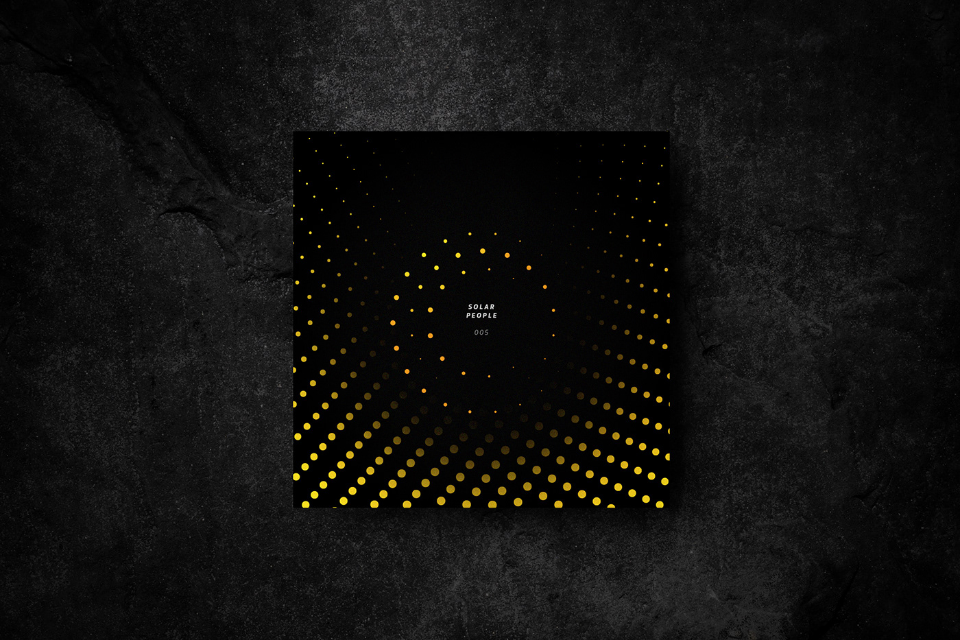 solar people vinyl Vinyldesign   music cover coverdesign Space  dots electronic