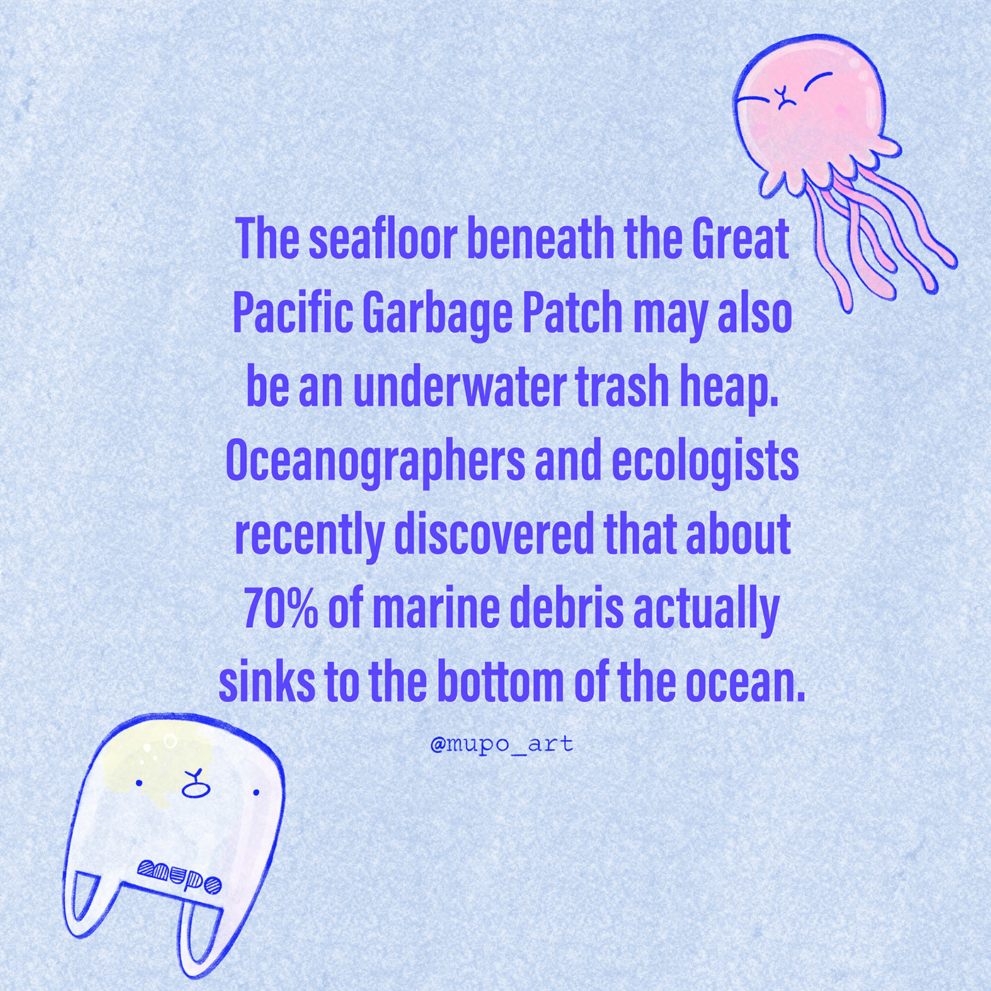 characterdesign digitalart garbage ILLUSTRATION  mermaid MUPO plastic pollution Procreate sea