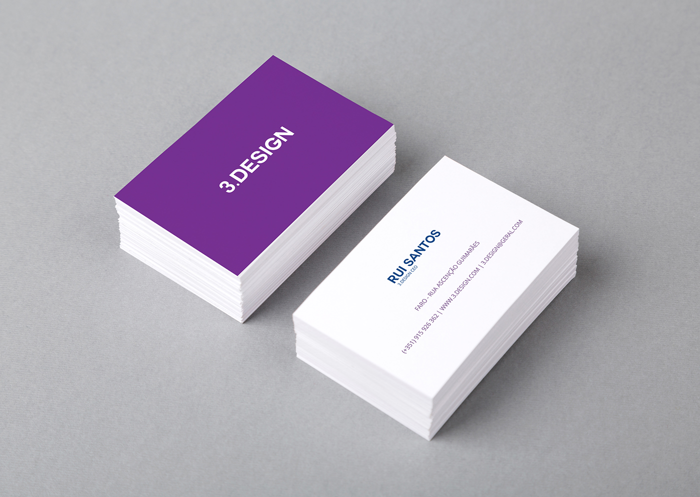 marca Branding+ 3.DESIGN business cards workspace facade