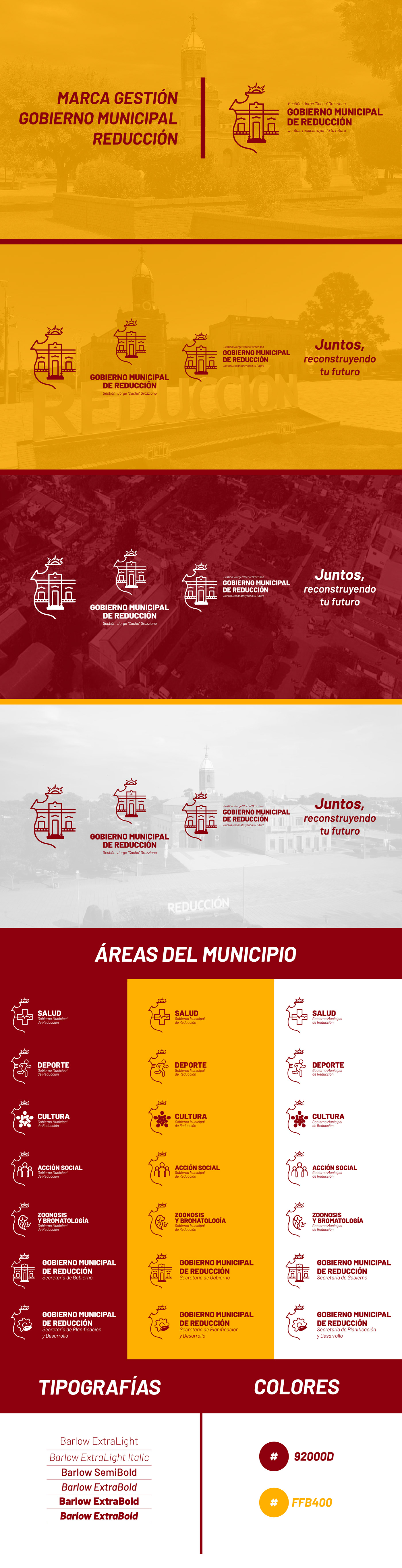 branding  brand identity municipalidad Gobierno municipio cordoba argentina diseño gráfico visual identity Graphic Designer
