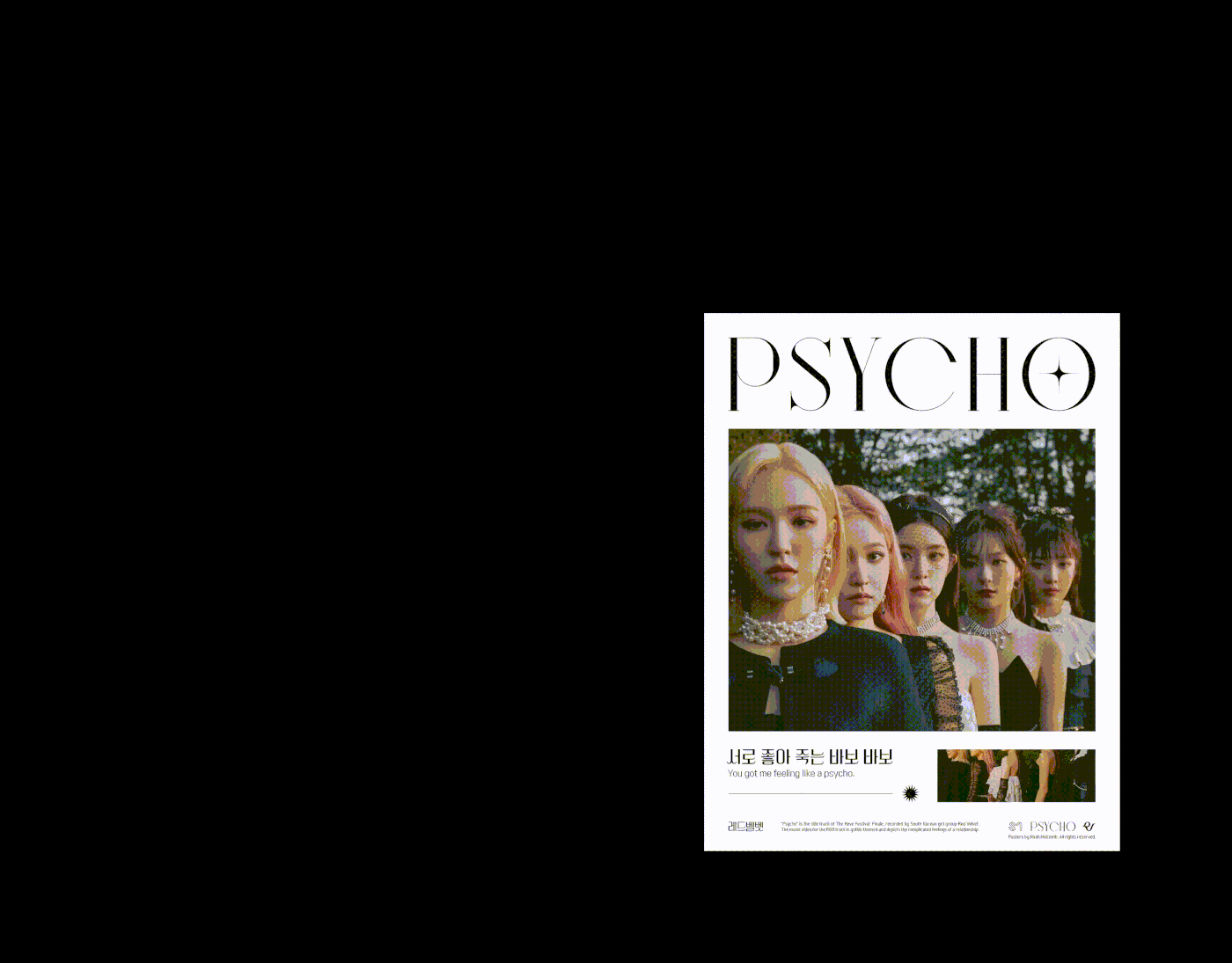 Red Velvet "Psycho" Posters - Opening