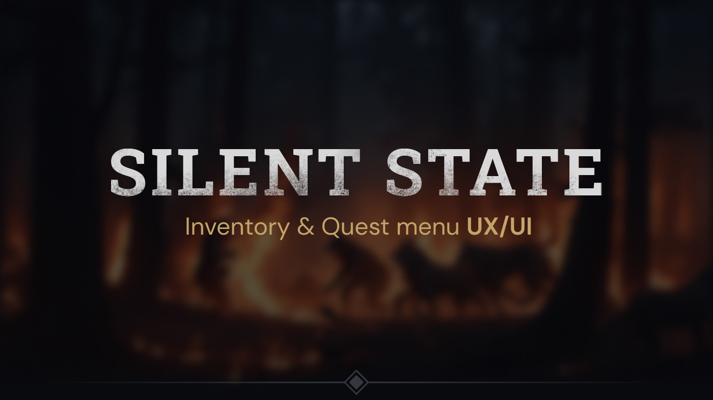 game ui Game Ui/UX inventory quest Game UX game design  game game interface GUI quest menu