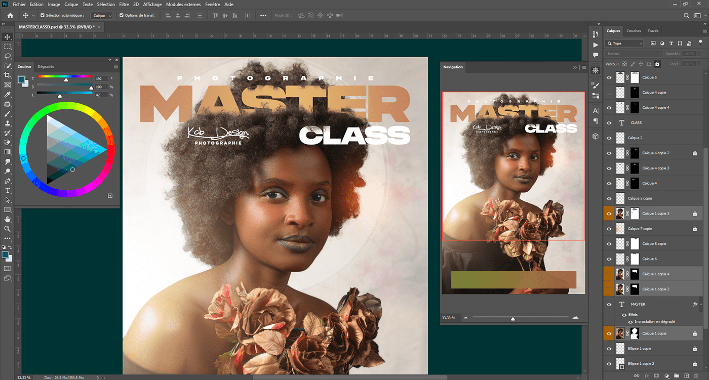 masterclass designer Lubumbashi Flyer Design mockups brand identity Graphic Designer Adobe Photoshop Social media post