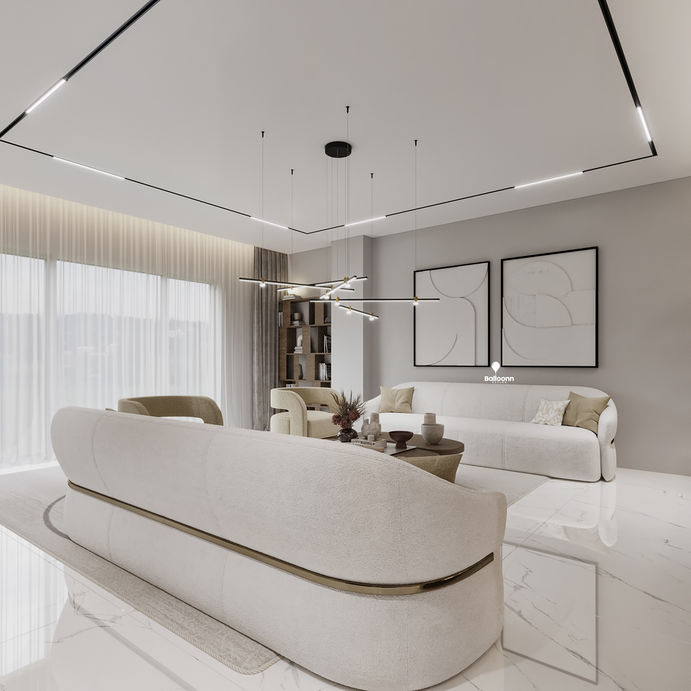 indoor interior design  CGI corona visualization