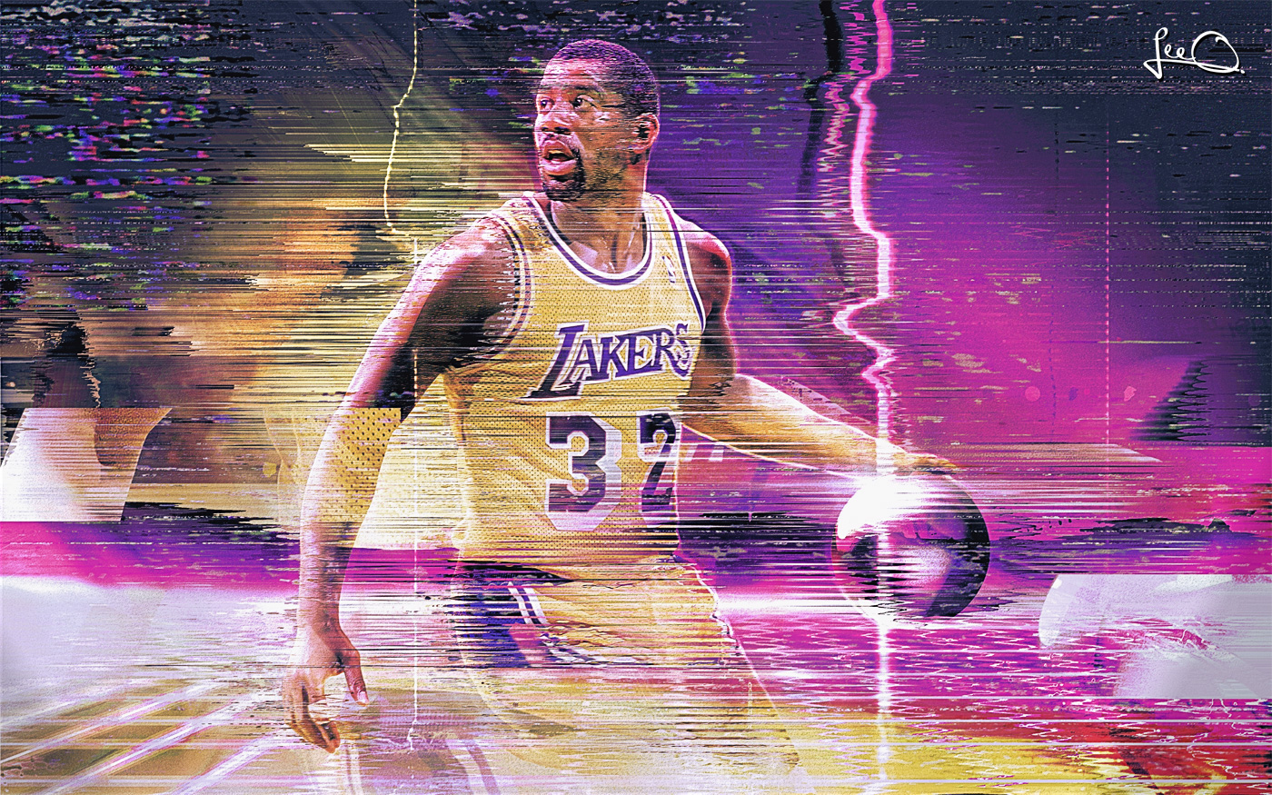 sports art NBA basketball Westbrook jordan DUNK Retro 80s 90s grunge.