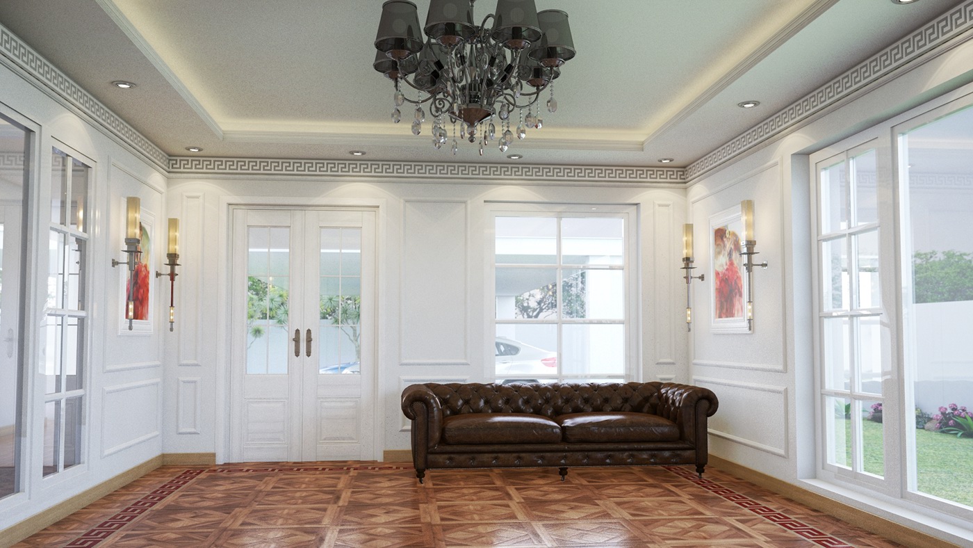 Interior islamabad Villa banigala VERSACE elegant White best