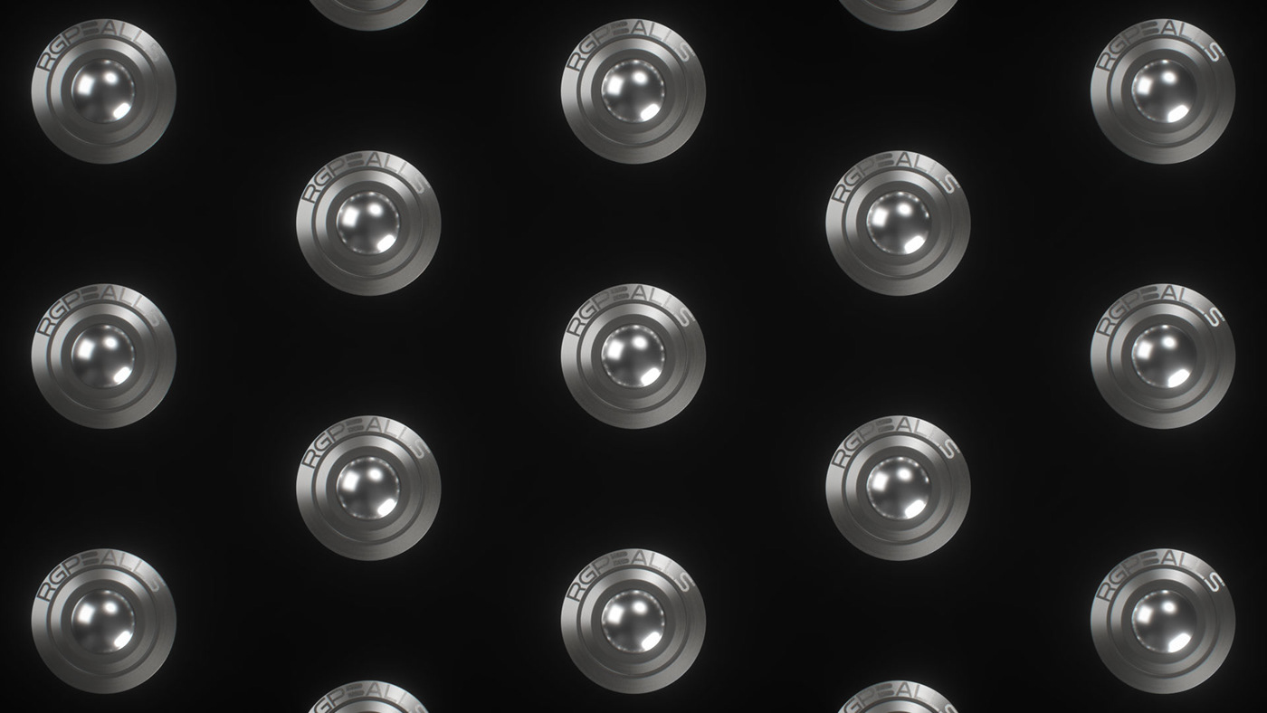 3D 3d animation metallic materials Octane Render ball bearings