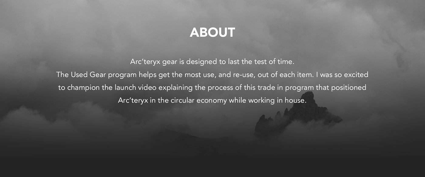 animation  Arc'teryx arcterx explainer explainer video mixed media motion graphics  Rock Solid Used Gear video