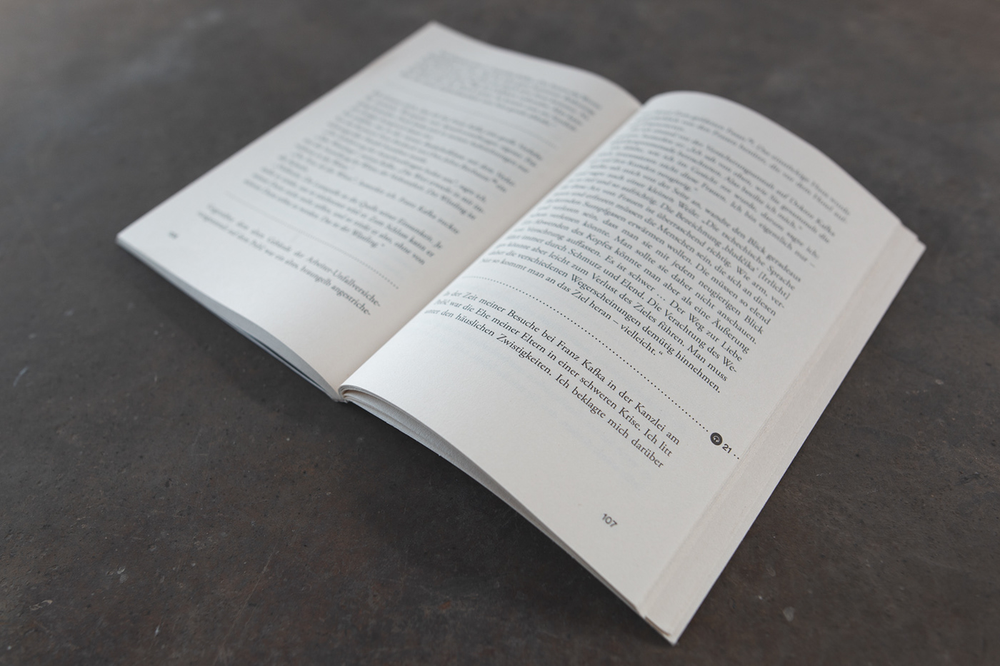 kafka franz editorial book Layout design text Audio german verlag