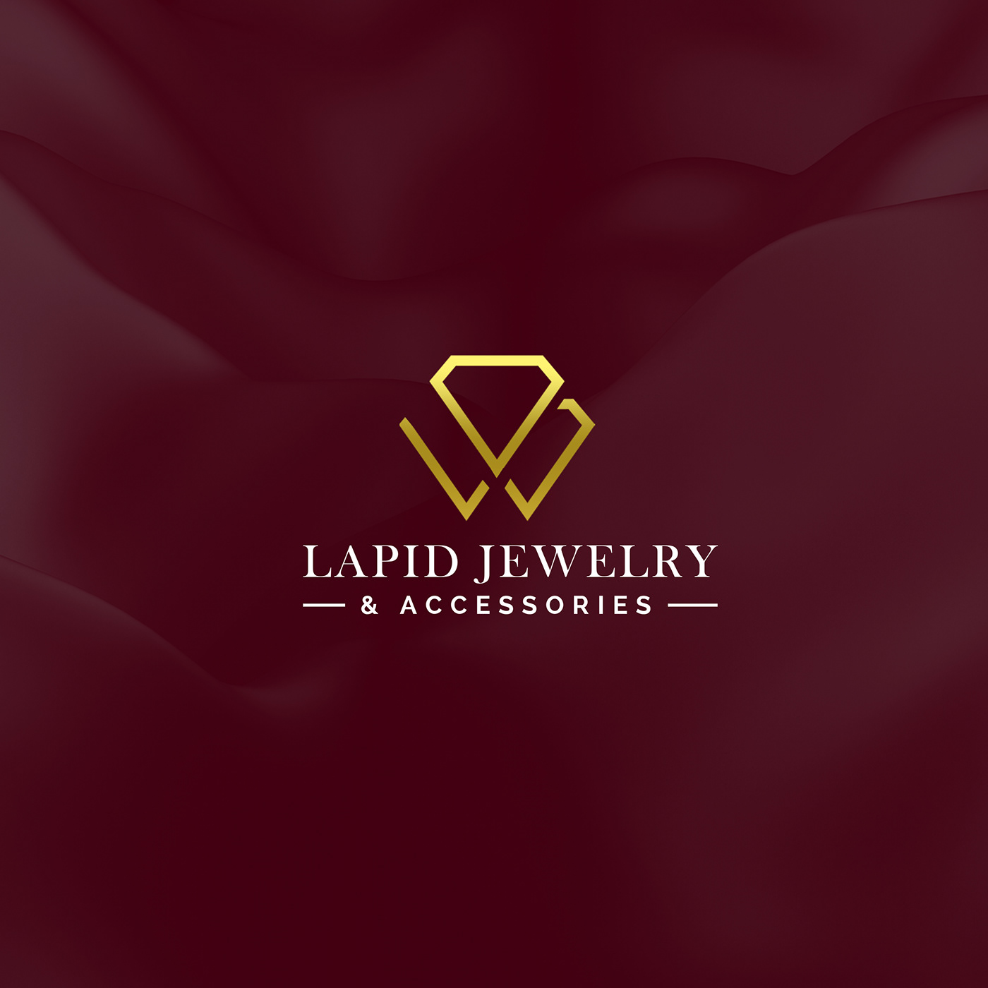 brand identity diamondlogo Jewelry Design  jewelrylogo LJ MONOGRAM