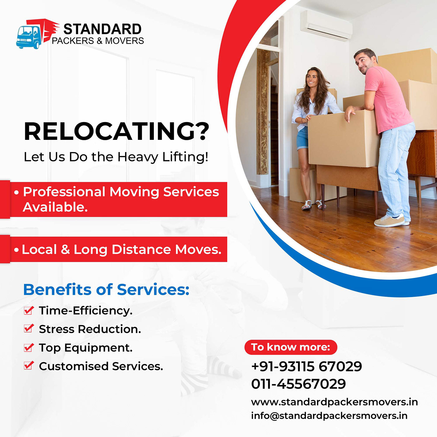 Book Packers and Movers Delhi for Best Movers Services in Transport