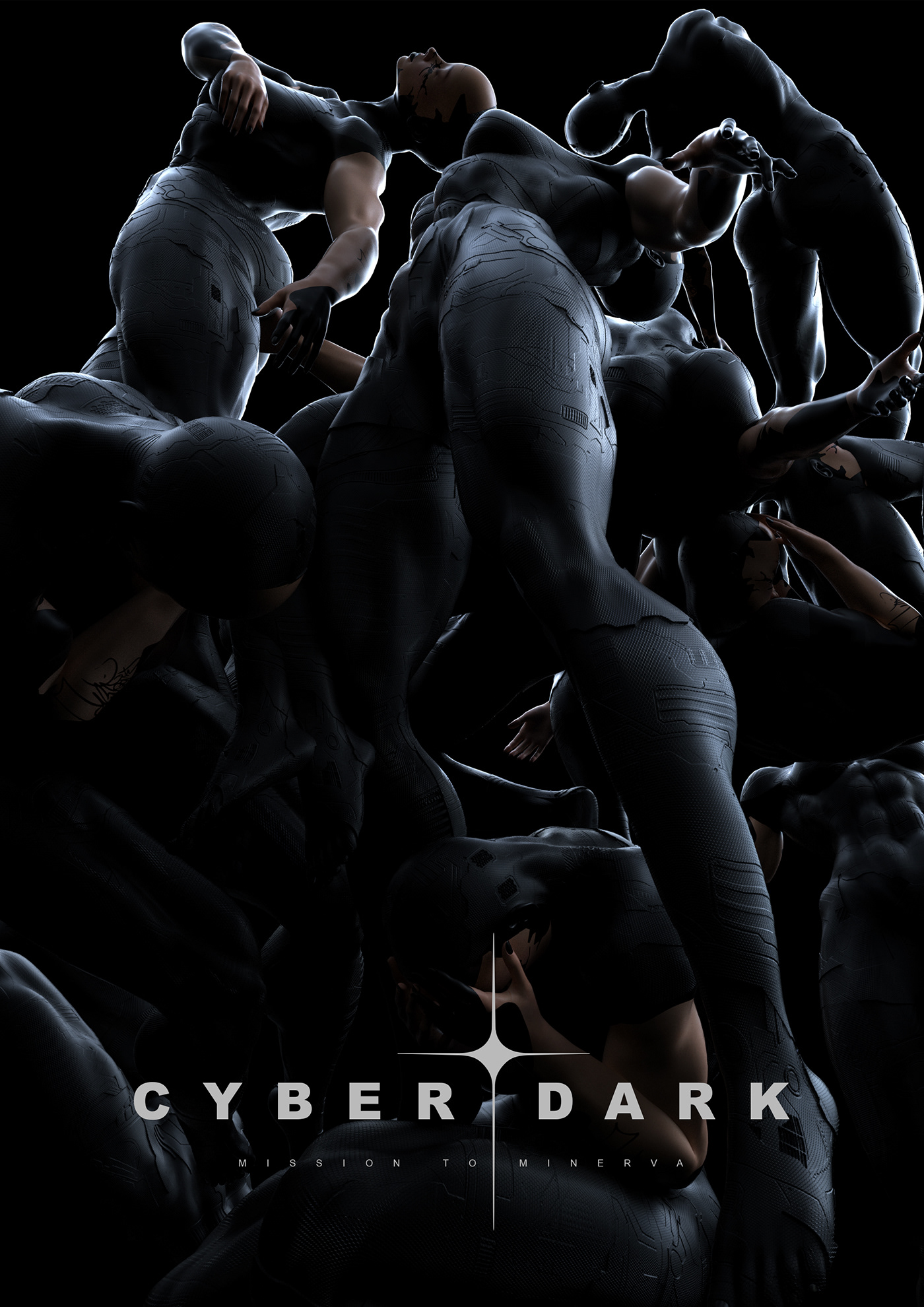 3D charecter comic concept art cyber Cyberpunk dark Digital Art  Scifi storyboard