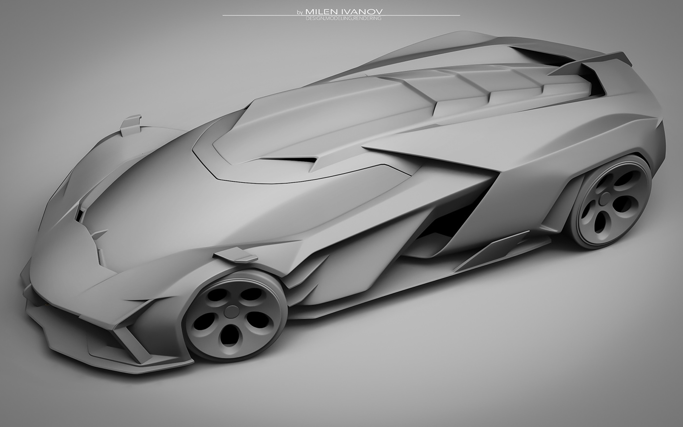 lamborghini car 3D sportcar instagram Maya keyshot design carbonfiber