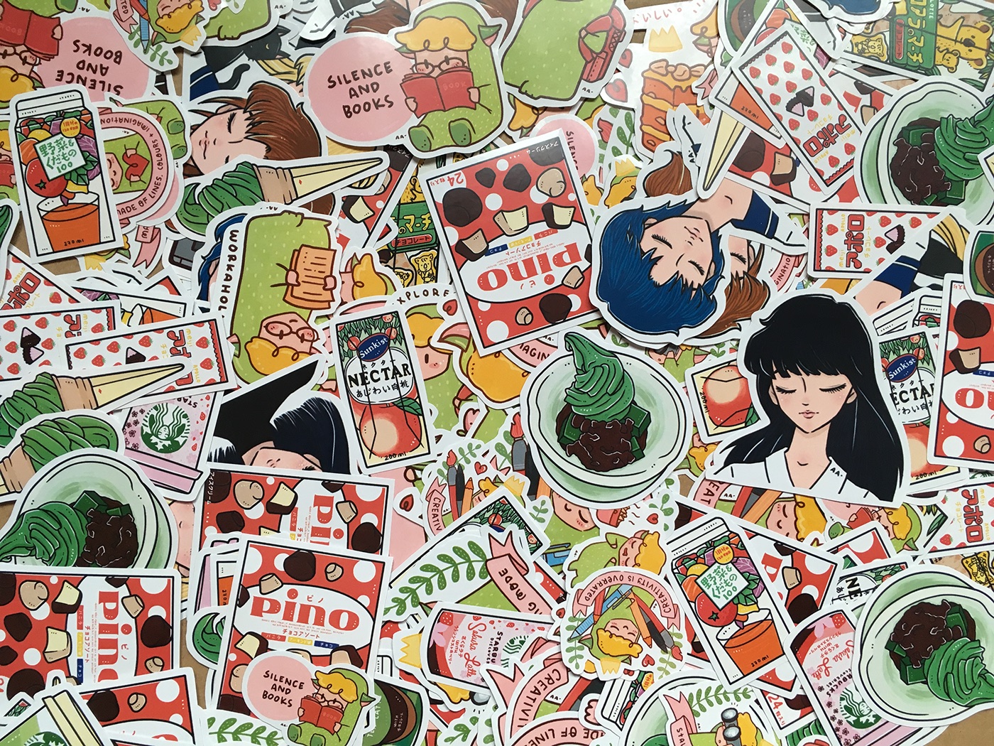 stickers japan Food  fan-art anime etsy Cat planner motivation