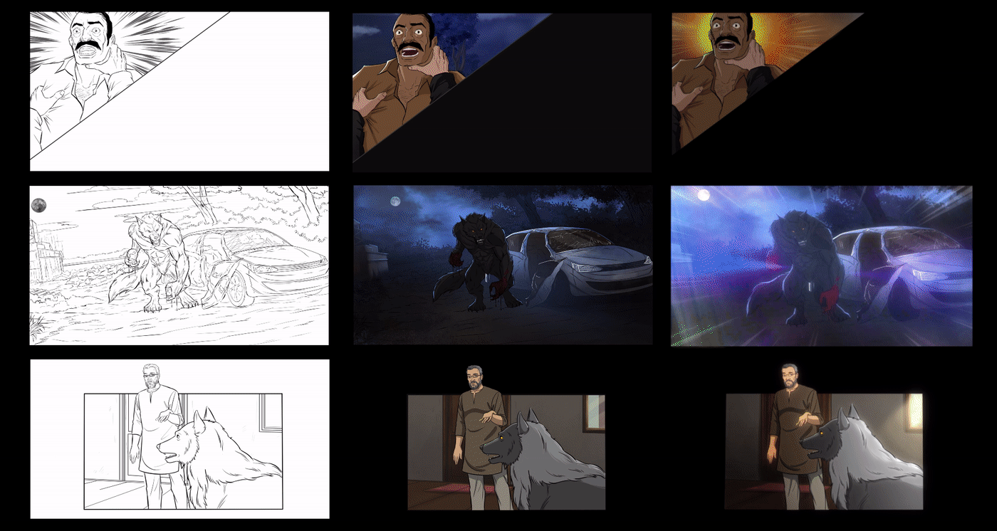 Making Process for 2D Animation Film