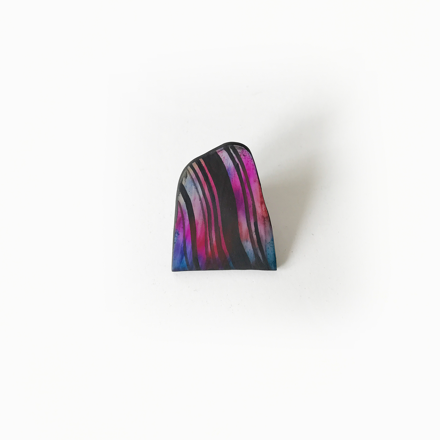 pins mountains rocks pin watercolor acrylic Accessory accessories