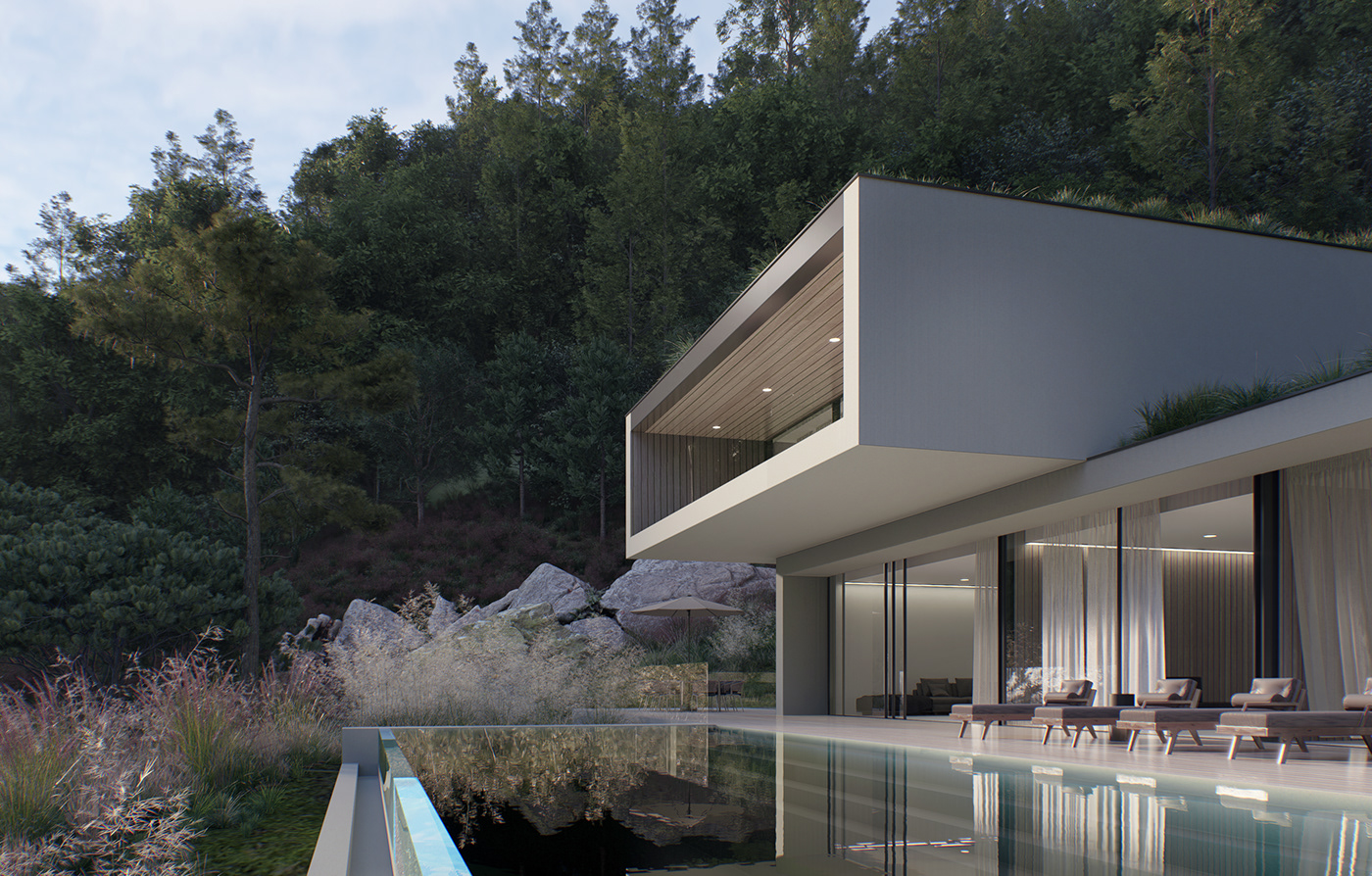 Concept Architecture architectural design visualization Render archviz architecture exterior 3ds max corona resort