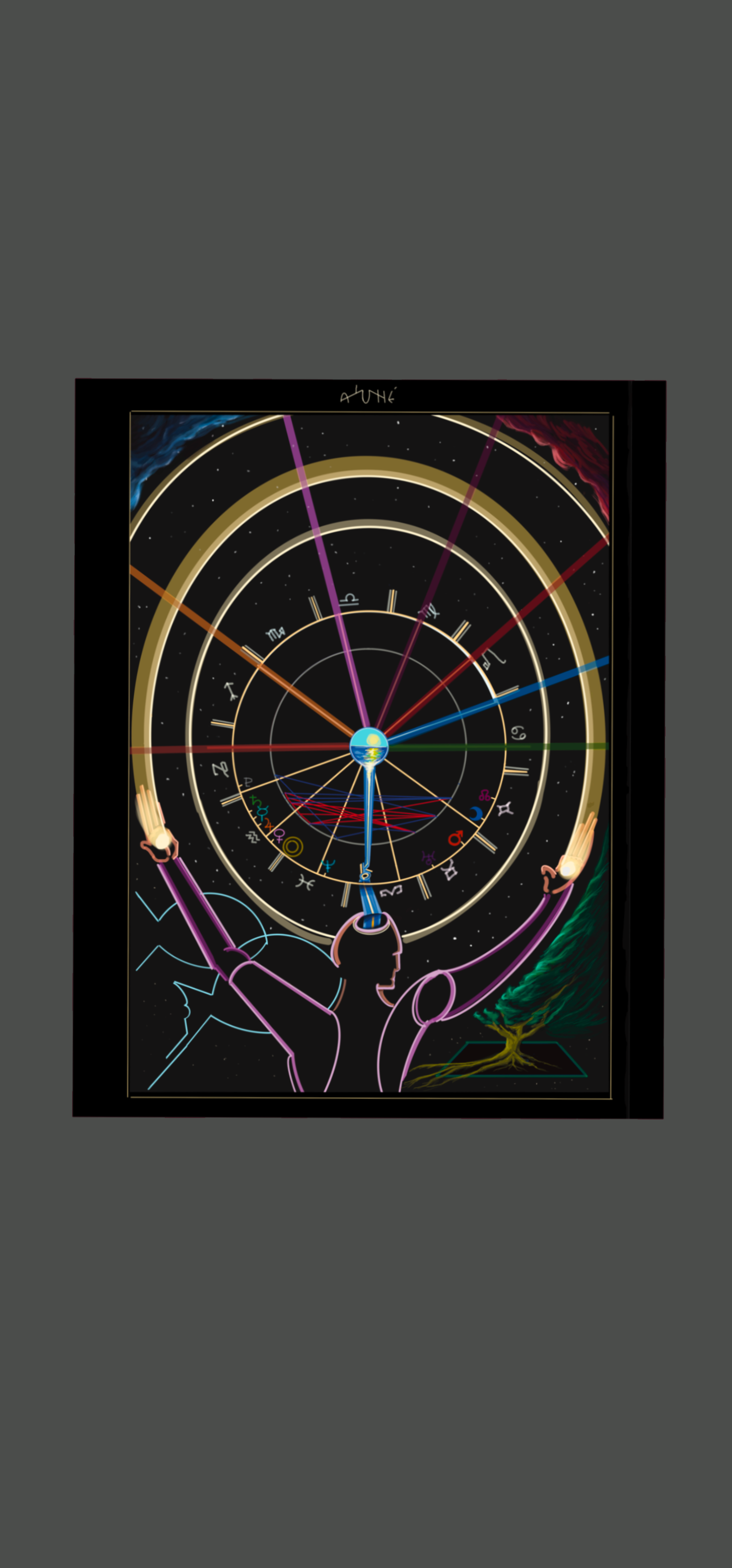 Astrology ILLUSTRATION  design spirituality арт natalchart personalgrow