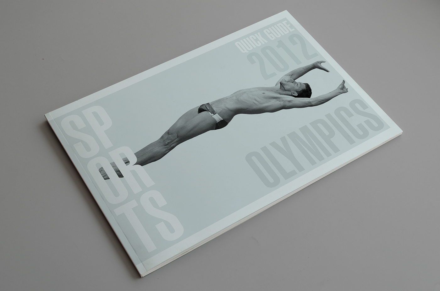 brochure sports Guide visual print Olympic Games clean simple magazine design book quick editorial Olympics
