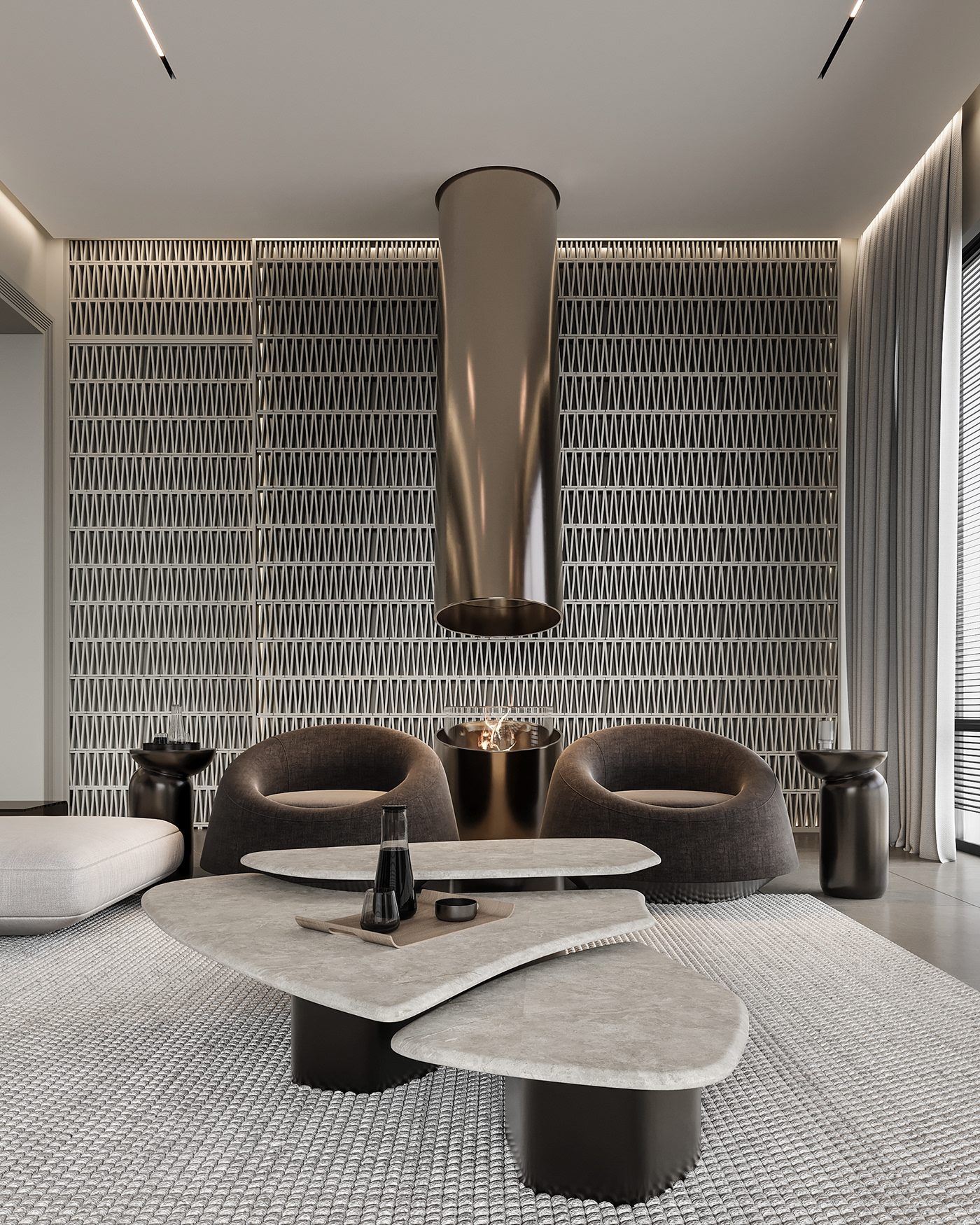 living room interior design  architecture visualization Render 3ds max archviz CGI modern corona