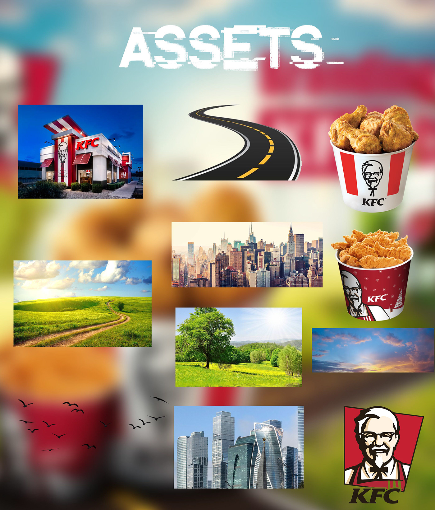 KFC Food  Social media post brand identity marketing   ads Advertising  visual identity Graphic Designer banner
