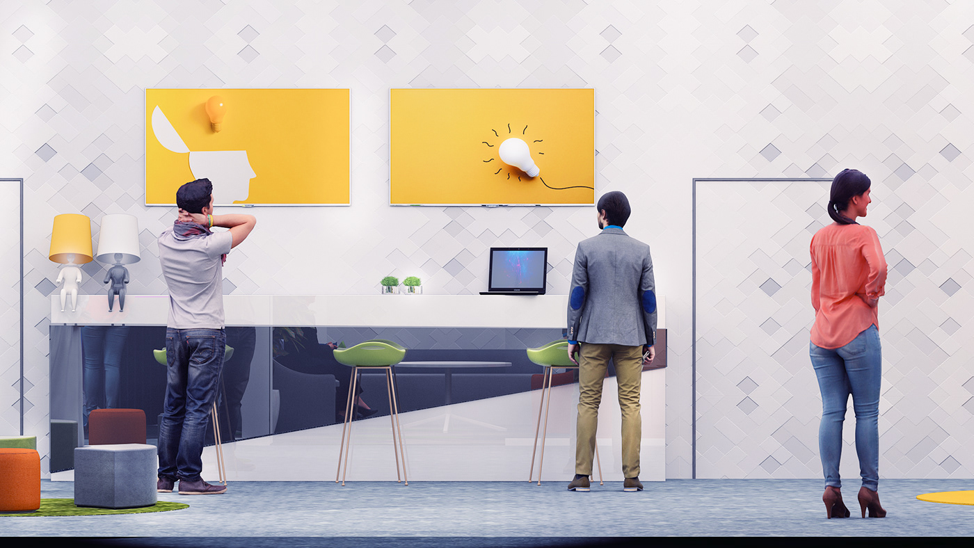 Fujairah Hub dubai UAE new Interior design 3D concept idea