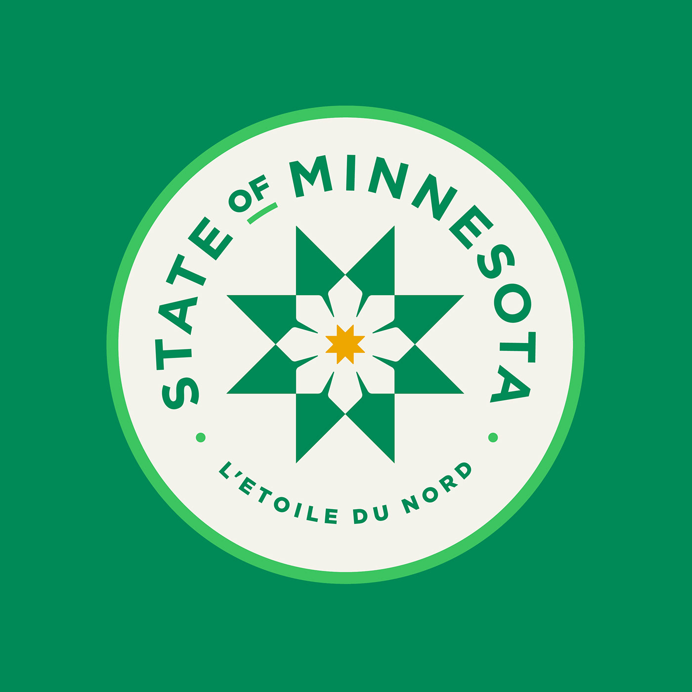 flag logo badge seal minnesota star water trees minneapolis