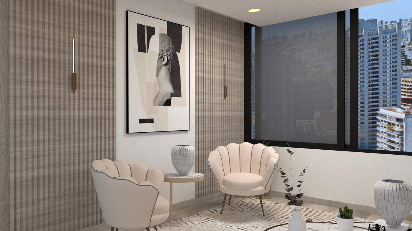 3D 3ds max architecture arquitectura interior design  minimal modern Render visualization vray