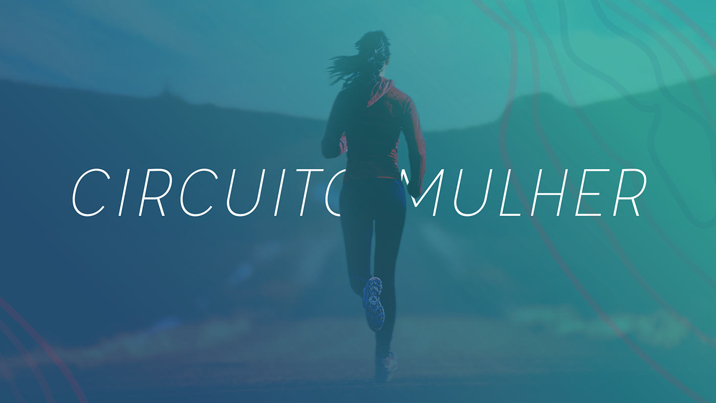 run glitch art branding  brand visual identity colorful flower power woman fitness