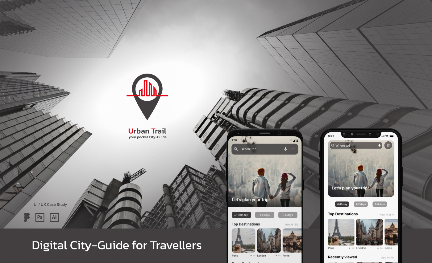 android city Guide ios Mobile app Native App Travel Travel App UI UI/UX