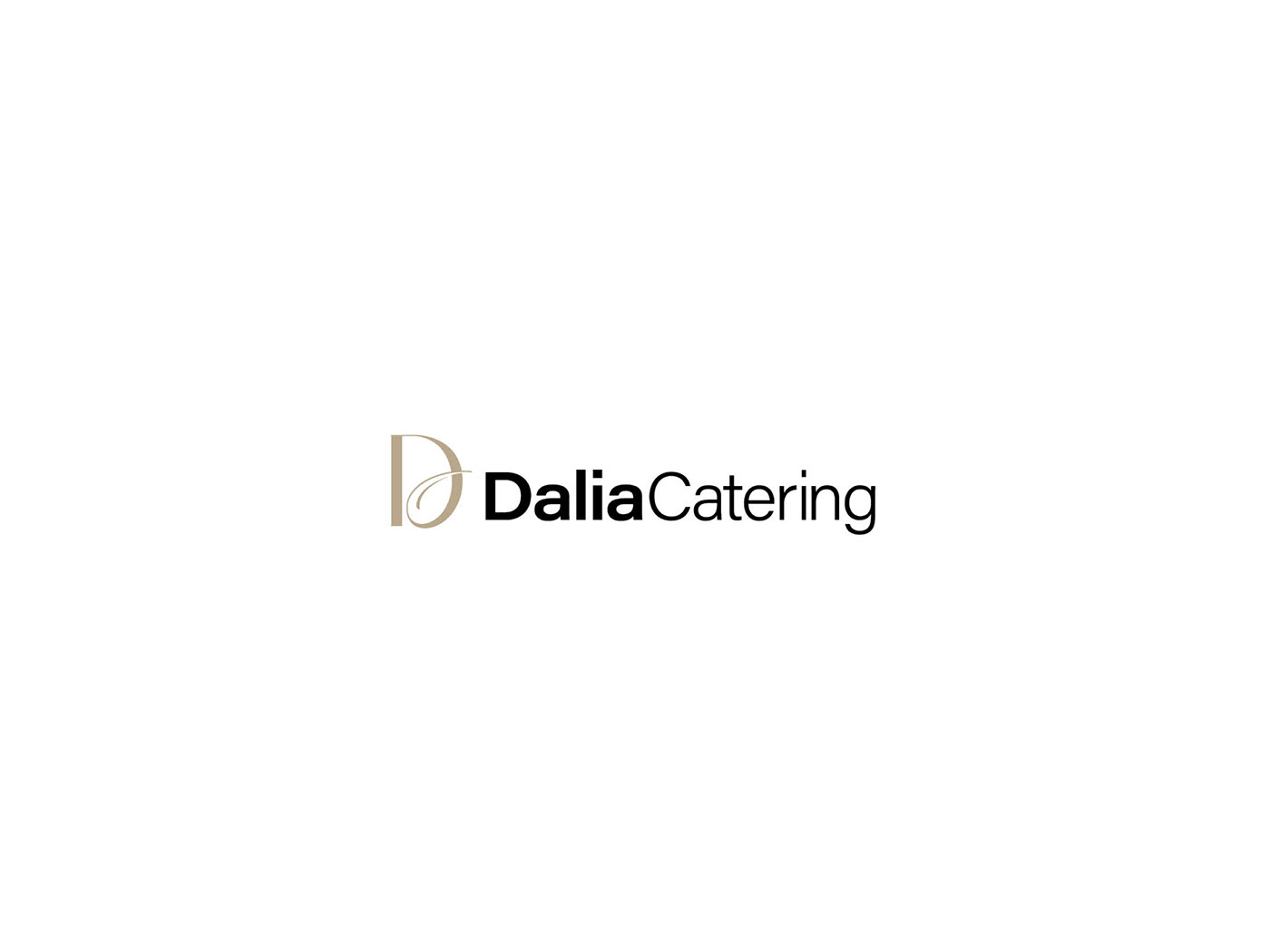brand catering Dalia dubai Food  highend KSA Kuwait Lux visual identity