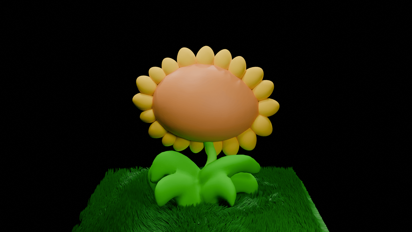 3D sunflower game plants vs zombies